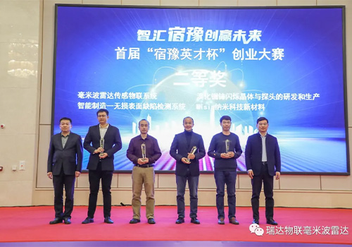 喜讯！瑞达物联荣获“宿豫英才杯”总决赛二等奖